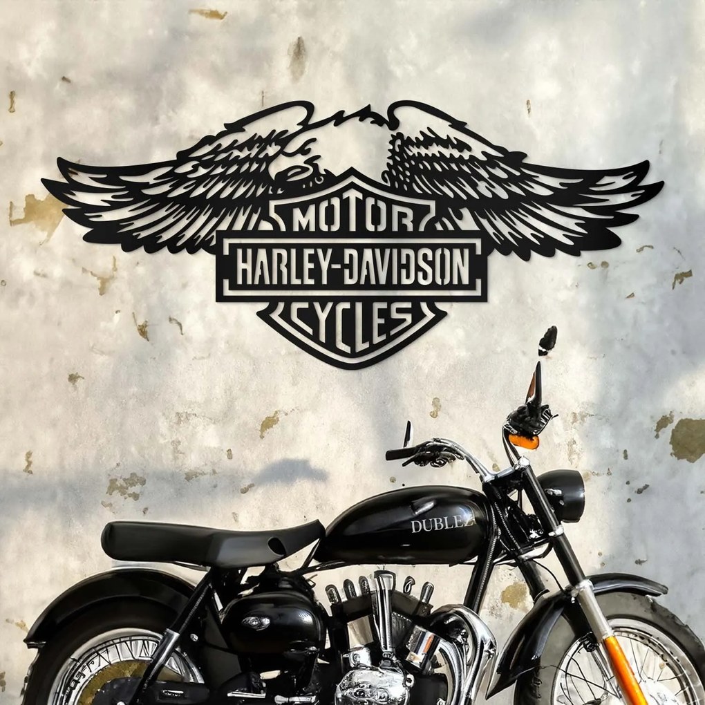 DUBLEZ | Fakép - Harley Davidson logó | Fali kép