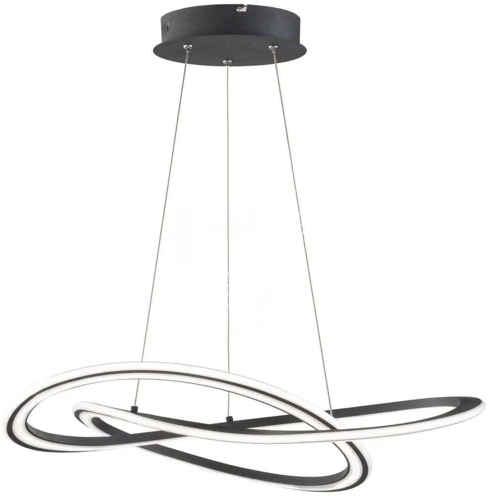 Wofi 10494 - LED Dimmelhető csillár zsinóron OHIO LED/34W/230V