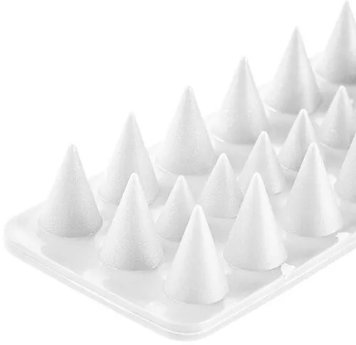 Műanyag madárriasztó tüskék 4 db-os szett, fehér, 50 x 4,5 cm