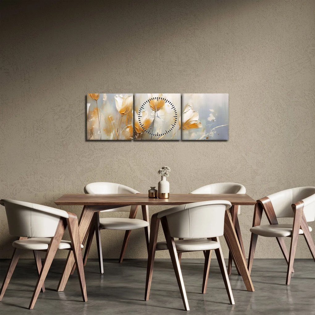 Kép - Tulipánok festése (órával) (90x30 cm)