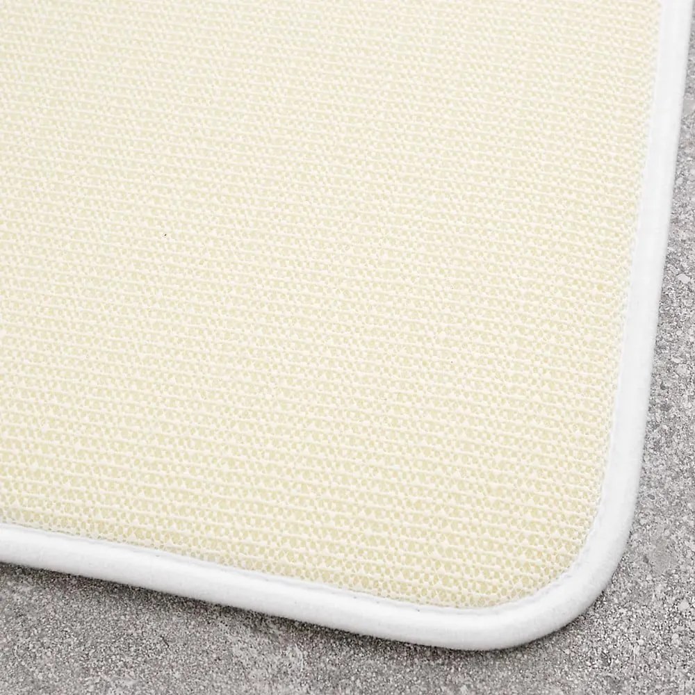 Fehér memóriahab fürdőszobai kilépő szett WC-hez, 2 db-os 50x80 cm Anti-Bacterial – Catherine Lansfield