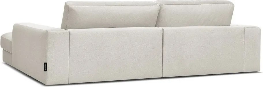 Bézs bársony sarokkanapé (jobb oldali-heverő résszel) Sierra – Bobochic Paris