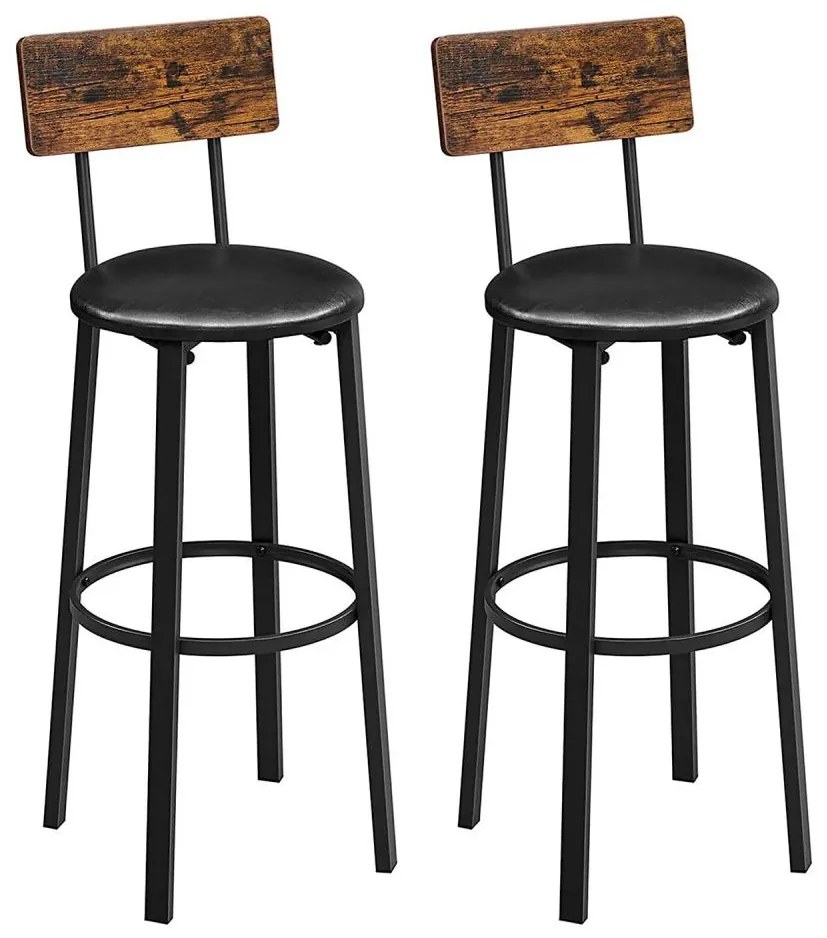 AVEN bárszék barna/fekete