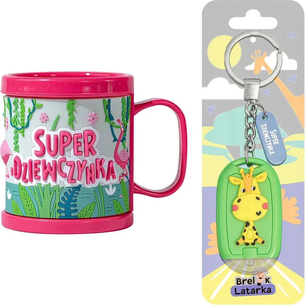 Gyereknapi Ajándék Műanyag Bögre Gyerek Lány Kulcstartó 3D