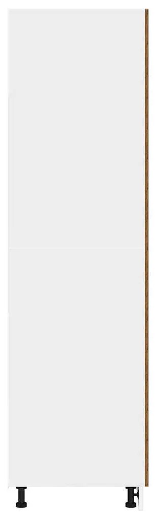 “Lyon” antik fa szerelt fa szekrény hűtőhöz 60 x 57 x 207 cm