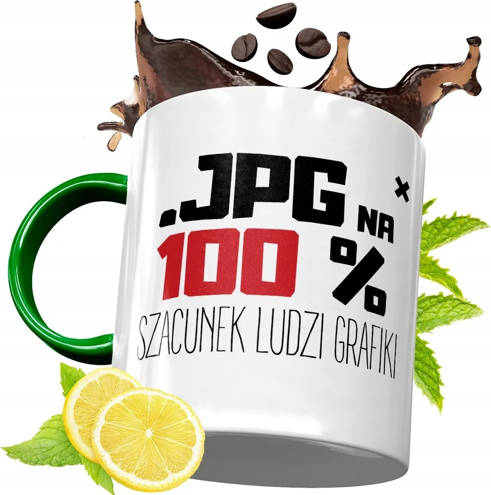 Zöld Bögre Grafikusoknak Tökéletes Ajándék fényképes nyomtatással