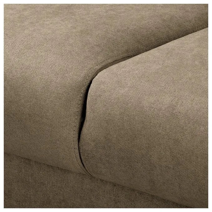 Világosbarna sarokkanapé (bal oldali) Beata – Ropez