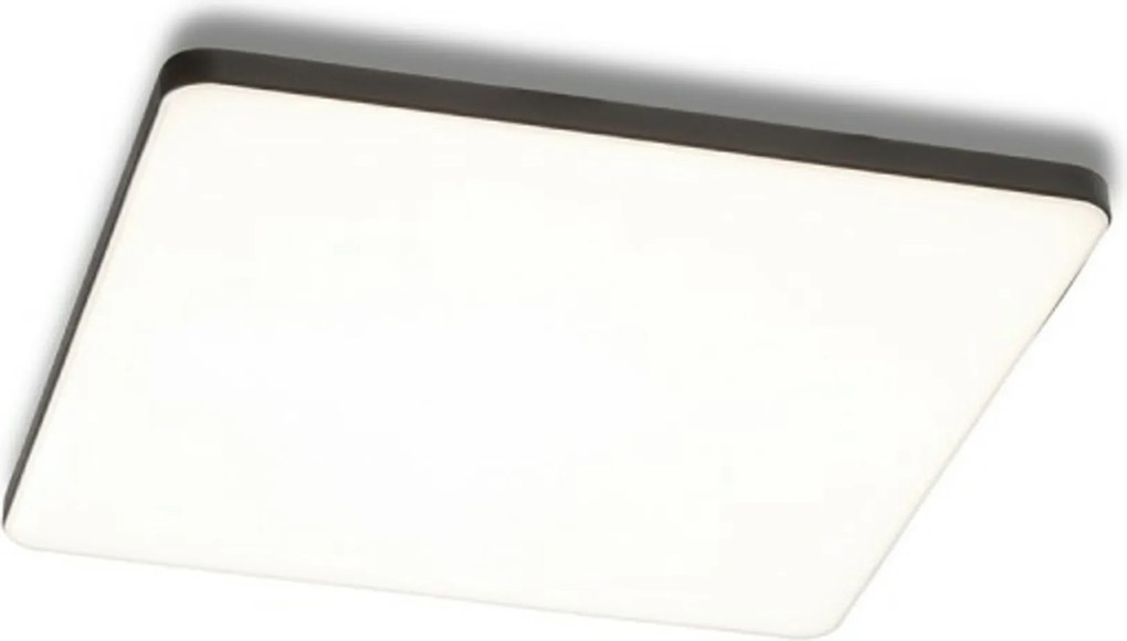 Süllyesztett Led lámpatest Rendl Bjork Sq 20 fekete 18W 3000K 200x200mm