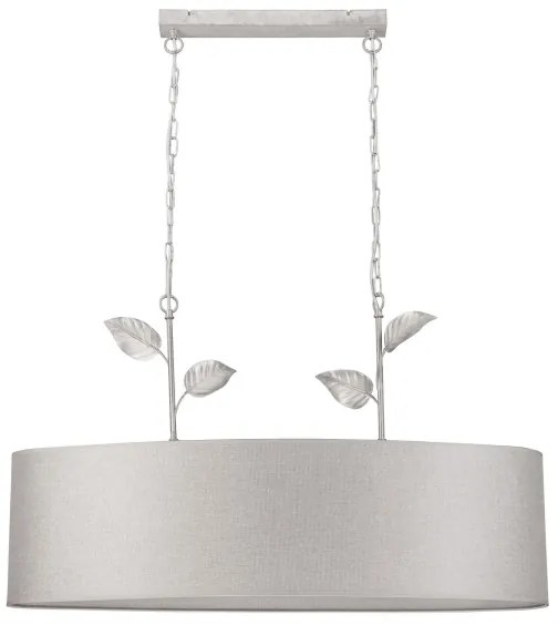 Csillár láncon NOEMI 2xE27/60W/230V ezüst