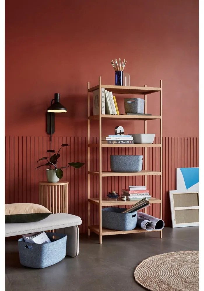 Folk tölgyfa konzolasztal, ø 35 cm - Hübsch