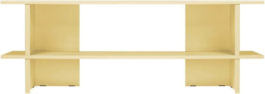 Sárga fém polcos állvány 160x57x37 cm Hes – noo.ma