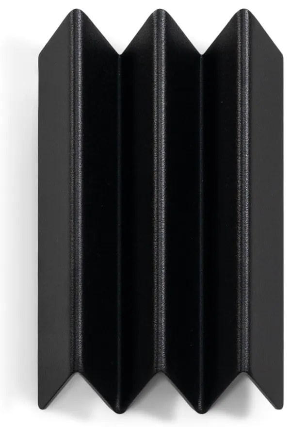 Fekete fém fali fogas 13 cm Sensu – Spinder Design