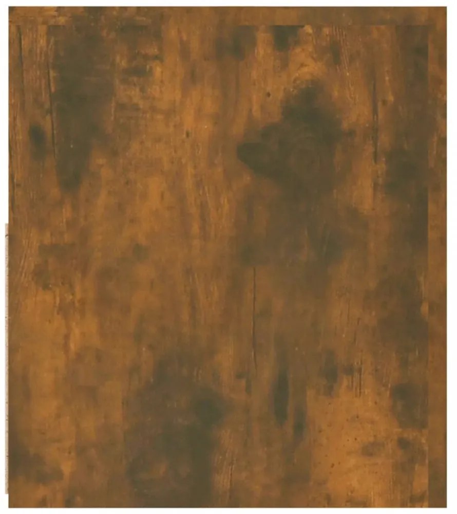 füstös tölgy színű TV-szekrény LED-ekkel 120 x 35 x 40 cm