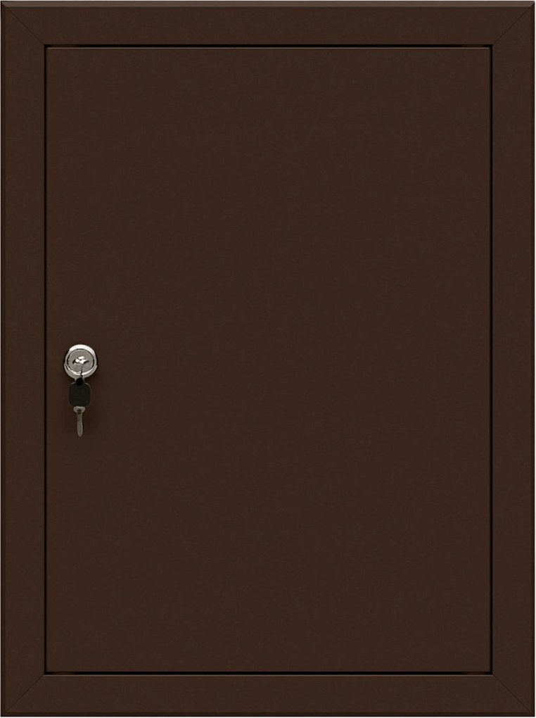 Revizor ajtó Fém Barna RAL8017 Revizor ajtó 70x60cm Zár