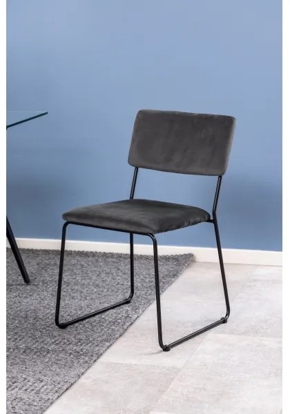 Étkezőszék COLE 1 db söt. szürke