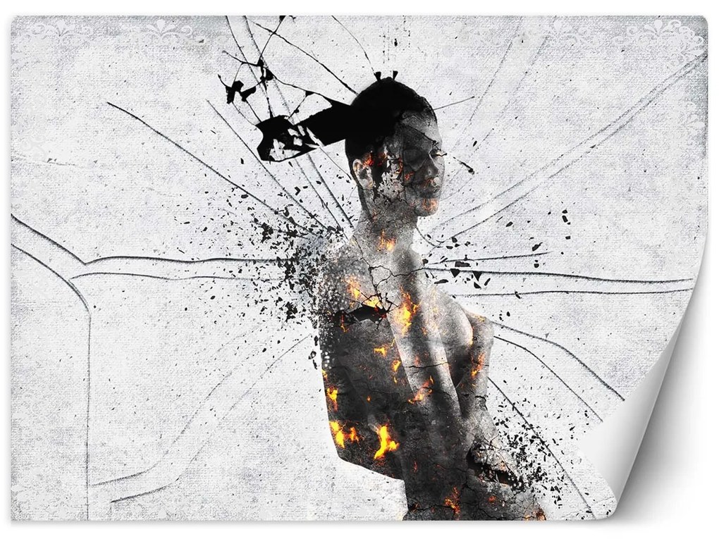 Gario Fotótapéta Összetört no, absztrakt Anyag: Vlies, Méret: 150 x 105 cm