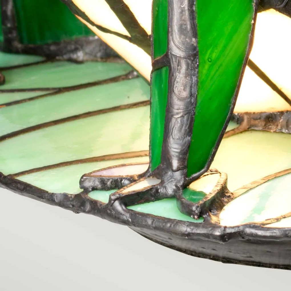 Elstead Lighting TIFFANY ANIMAL LAMPS QZ-FROG-TL Asztali lámpa 1x3W/G9 3000K 320LM