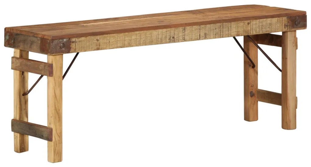 Pad 110x35x46 cm Tömör Fa Újrahasznosított