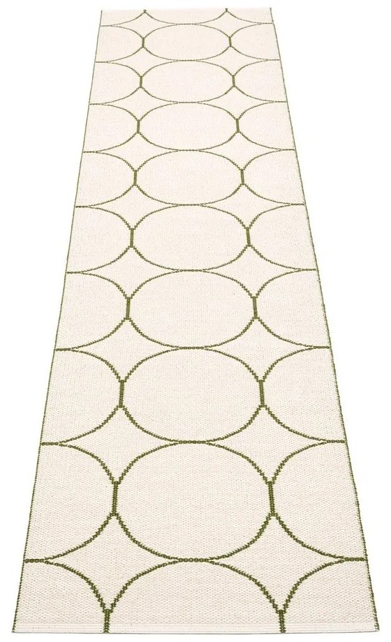 Sötétzöld kültéri-beltéri futószőnyeg 70x300 cm Boo Dark Olive – Pappelina