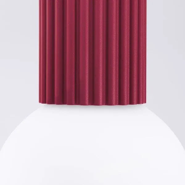 Sollux SL.1748 - Fürdőszobai mennyezeti lámpa HALO 1xG9/8W/230V IP44 piros