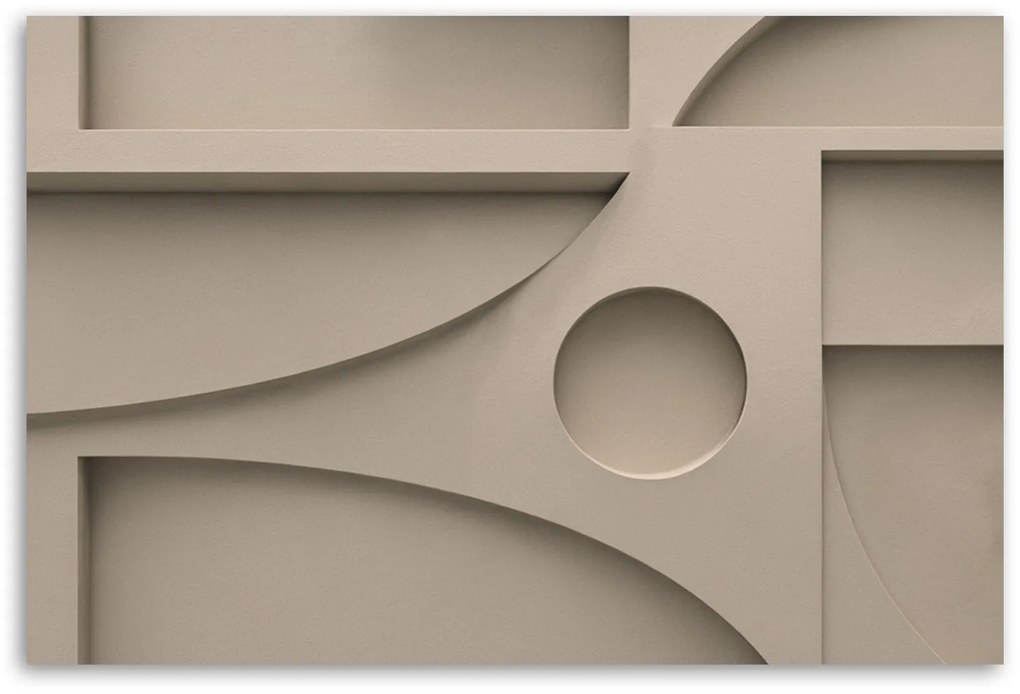 Gario Vászonkép A formák minimalista domborműve Méret: 120 x 80 cm