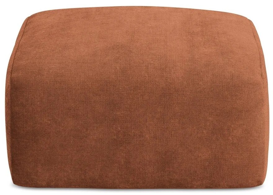 Terrakotta színű zsenília lábtartó Leila – Makamii