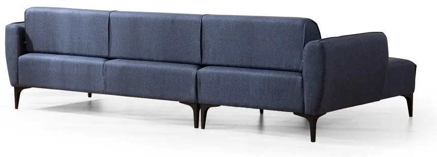 Belissimo kék sarokkanapé, bal oldali – Balcab Home