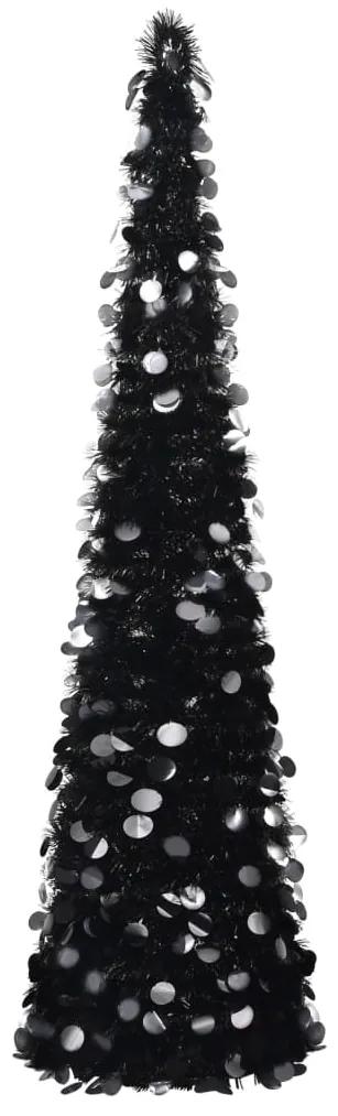 vidaXL fekete pop-up PET műkarácsonyfa 150 cm