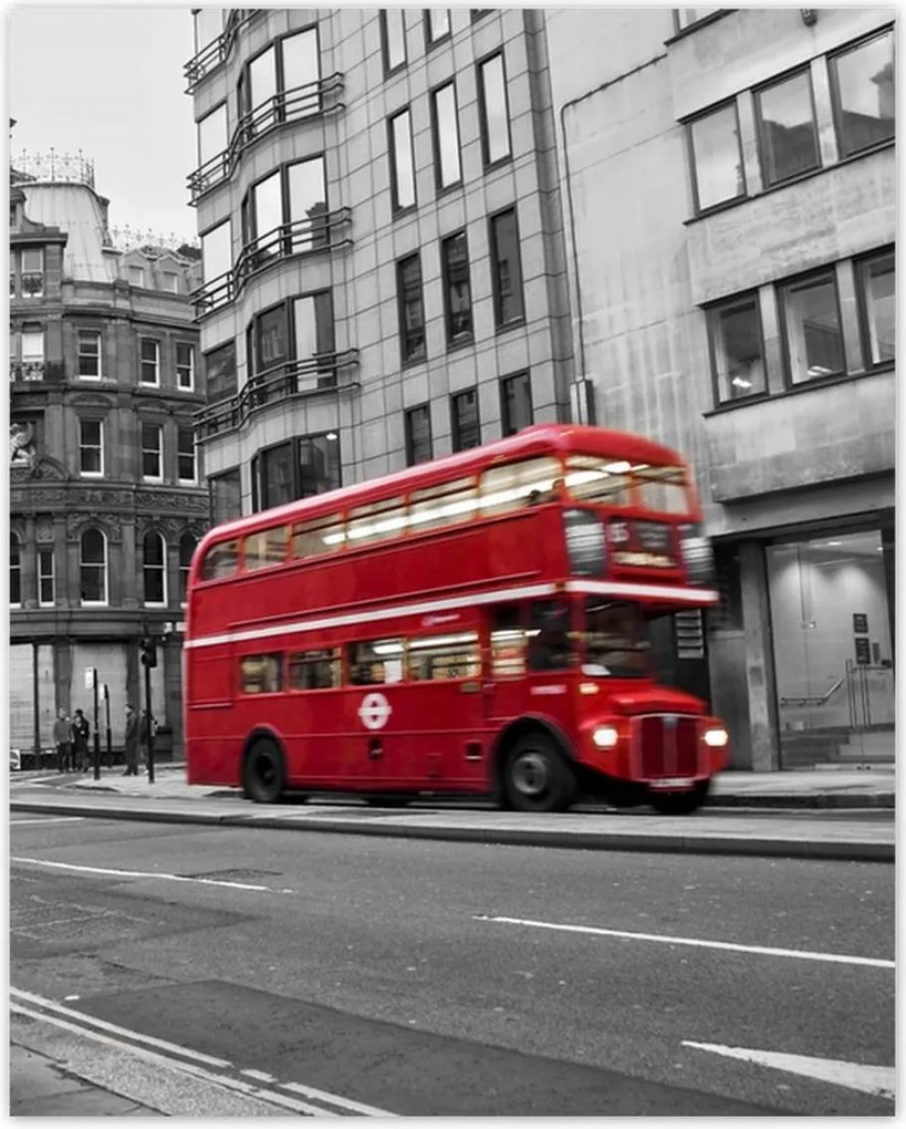 Poszterek 40x50 London Fülke Busz