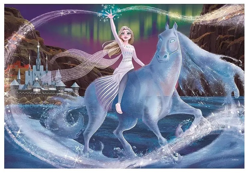 Disney Jégvarázs Nokk 104 db-os világítós puzzle Clementoni
