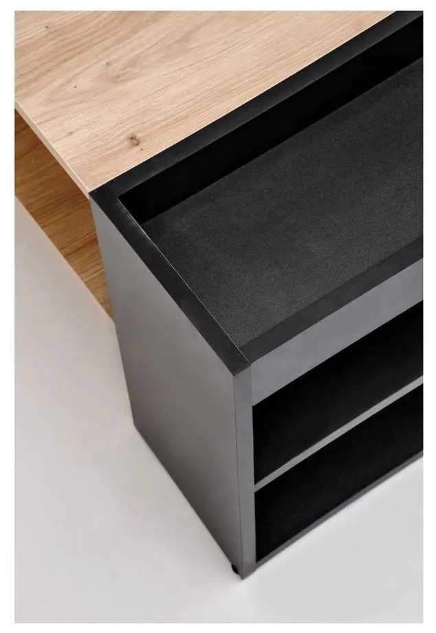 Ingenio dohányzóasztal, artisan tölgy / fekete