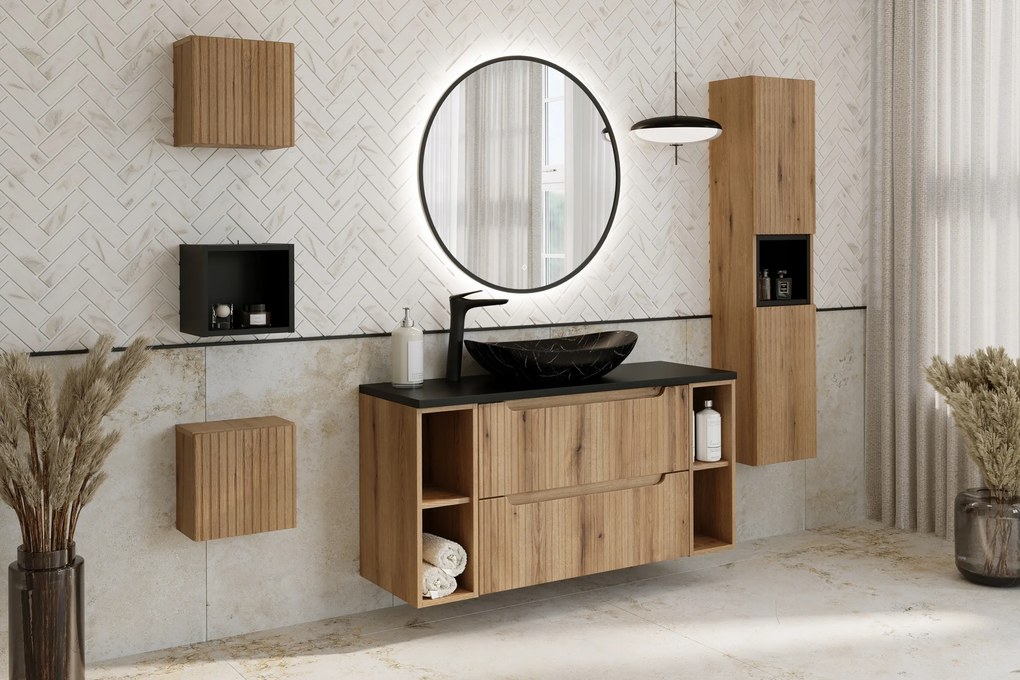 Bútorszett 120cm-es asztallappal és pultra szerelhető mosdóval River