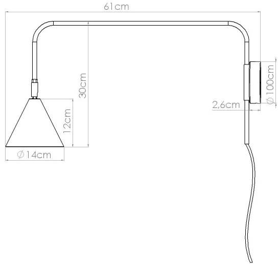 Sollux SL.1700 - Fali lámpa NOX 1xE14/10W/230V zöld