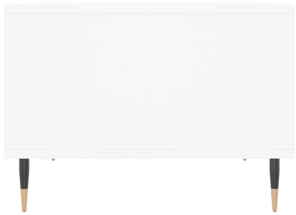 vidaXL fehér szerelt fa dohányzóasztal 60 x 50 x 36,5 cm