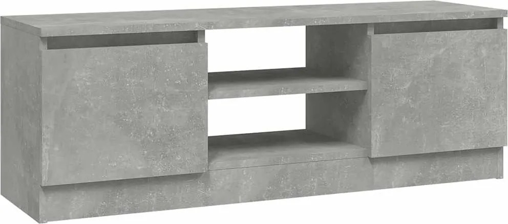 vidaXL betonszürke TV-szekrény ajtóval 102 x 30 x 36 cm