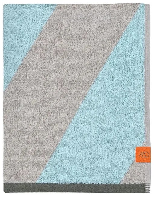 Mentazöld frottír bio pamut fürdőlepedő 70x133 cm Diagonal – Mette Ditmer Denmark