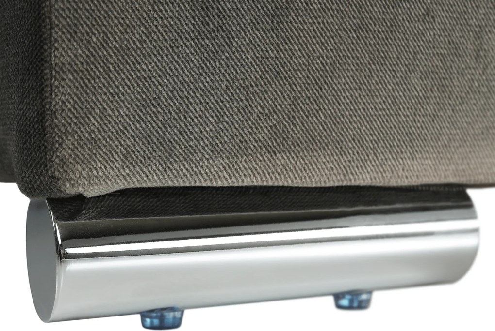 Ülőgarnitúra, szürkésbarna taupe, jobbos, LAMORA U