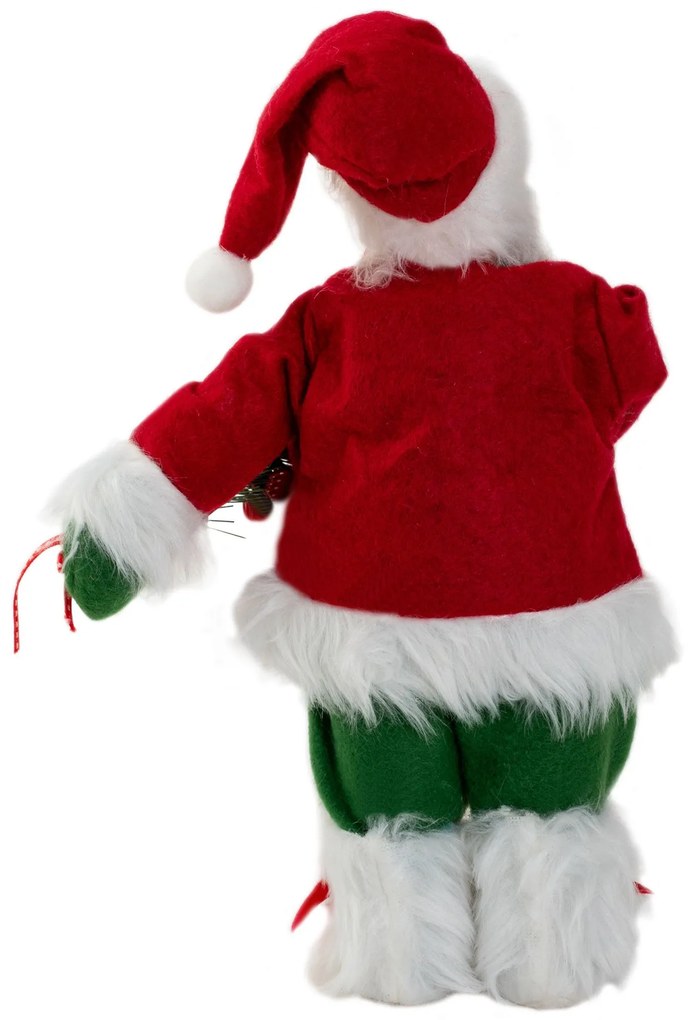 Tutumi, Mikulás karácsonyi figura 30cm 301251, fehér-piros-zöld, CHR-08900