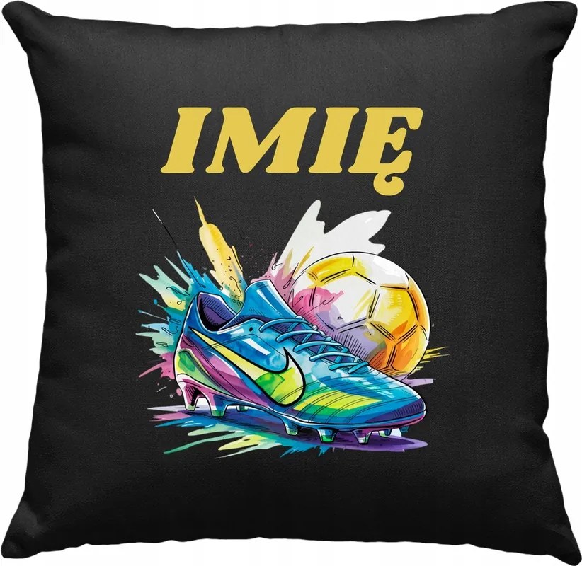 Labdarúgó Párna Név Focilabda 2 Fekete