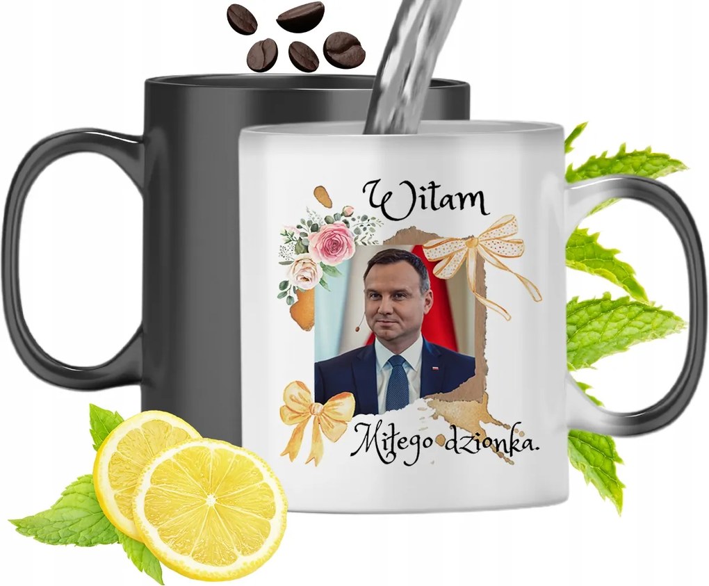 Duda András Színváltó Mágikus Bögre fényképes nyomtatással