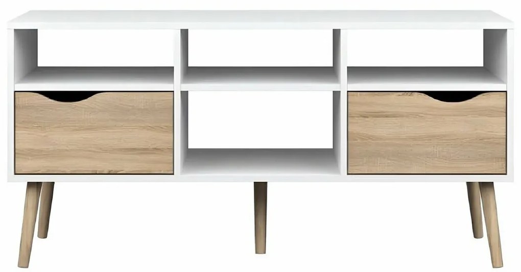 OSLO 75391 TV-állvány, fehér