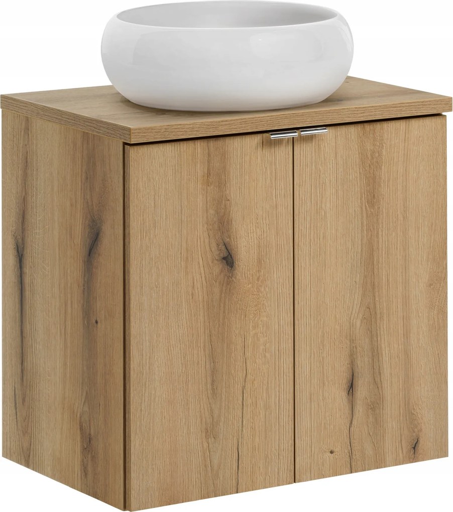 60cm-es bútorszett Wiki pulttal és pultra szerelhető mosdóval