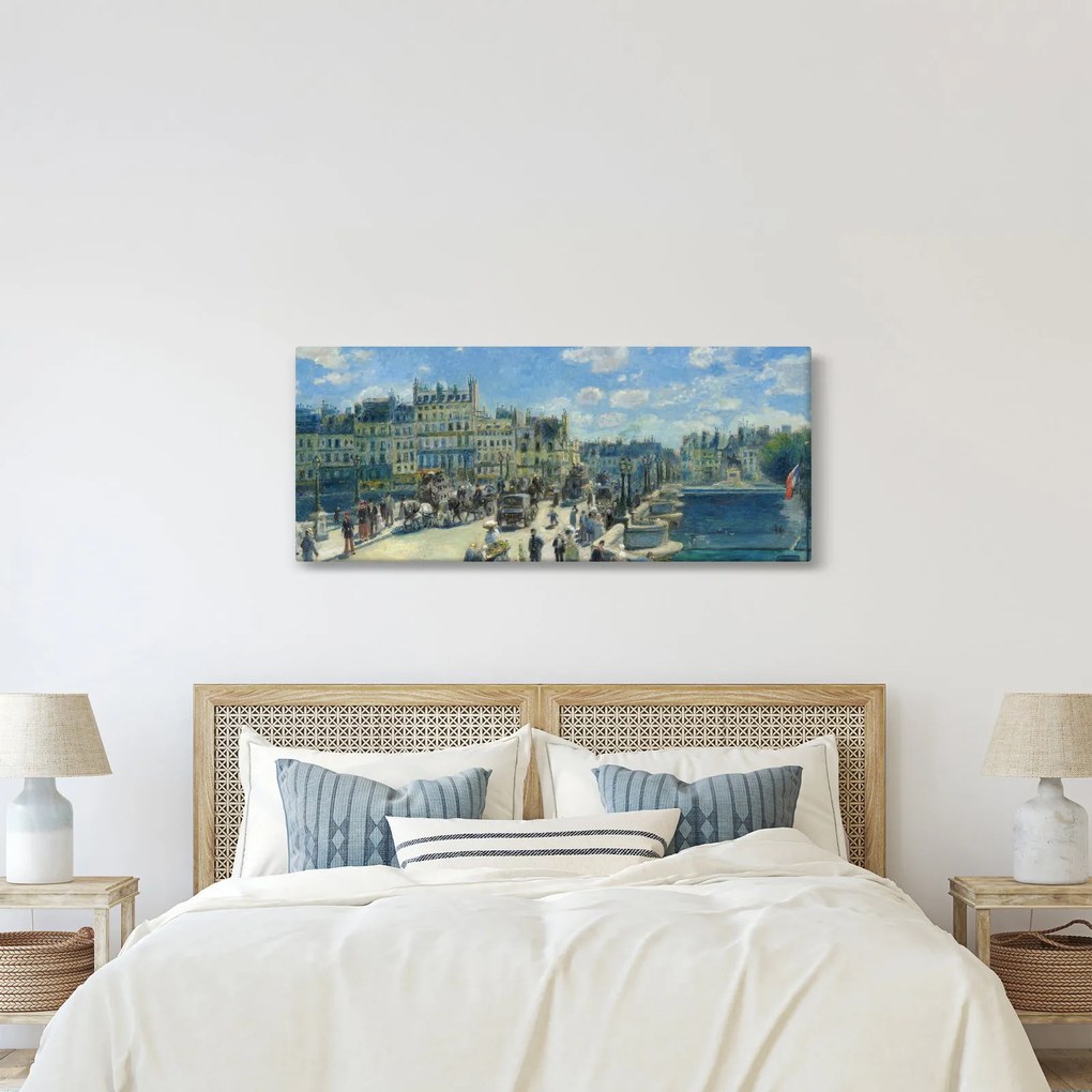Kép - Auguste Renoir, Pont Neuf, Paris, reprodukciók (120x50 cm)
