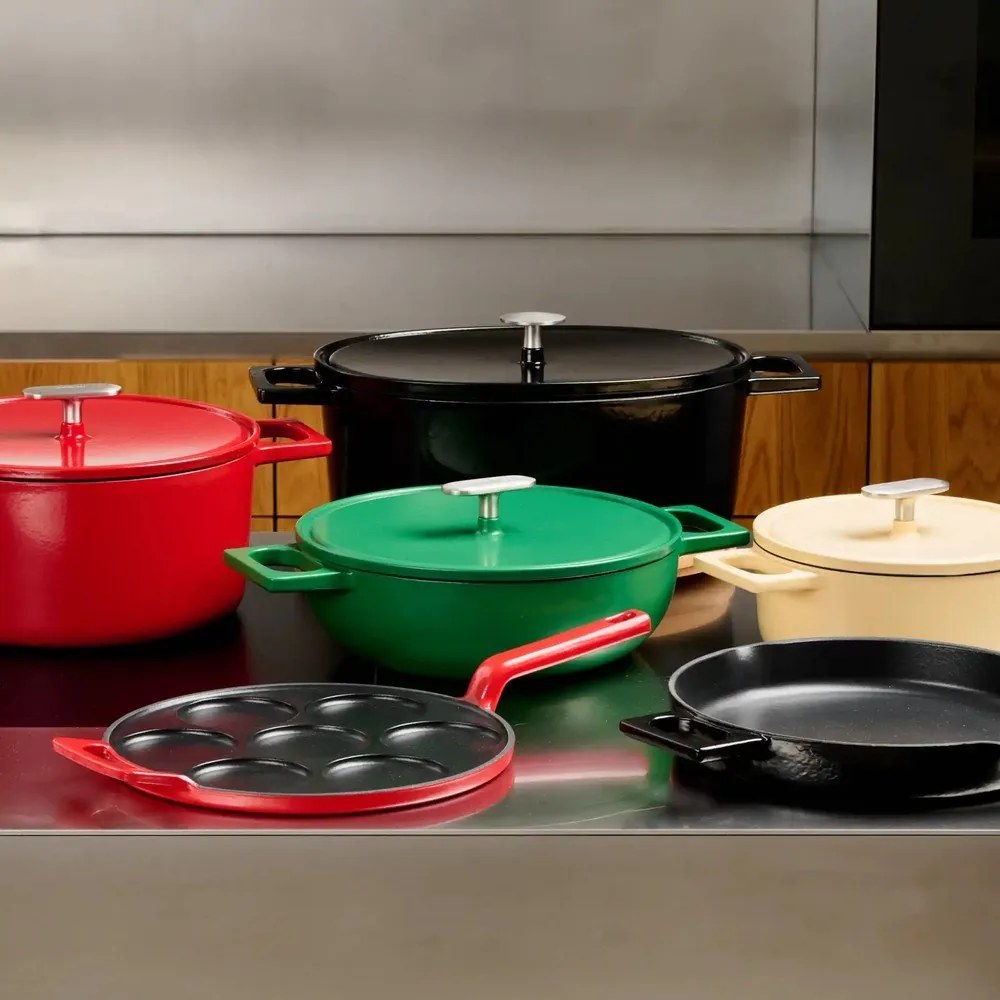 Indukciós tűzhelyhez alkalmas öntöttvas lábas fedővel 2 l Mattia 3.0 – FABINI