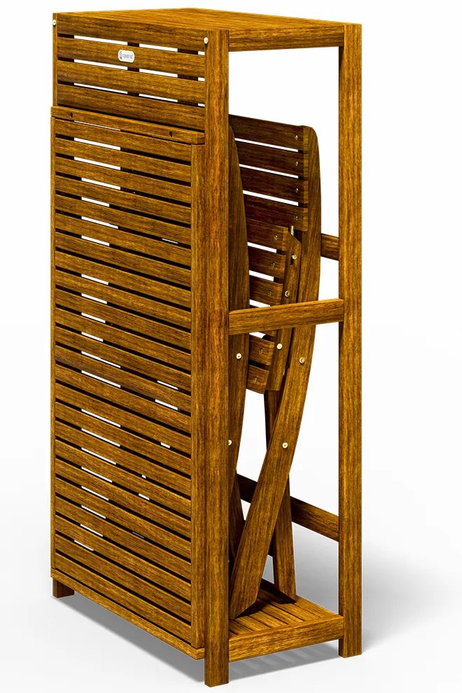 Casaria® Fa összecsukható garnitúra - akác