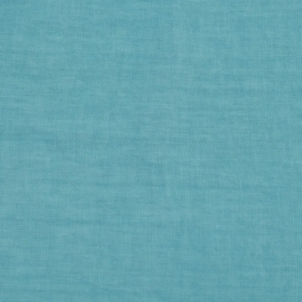 Türkiz len függöny 140x300 cm Coastal Blue – Linen Tales