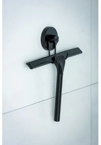 WENKO 24731100 - Zuhanylehúzó VACUUM-LOC, kerek, 24,5x25 cm, fekete