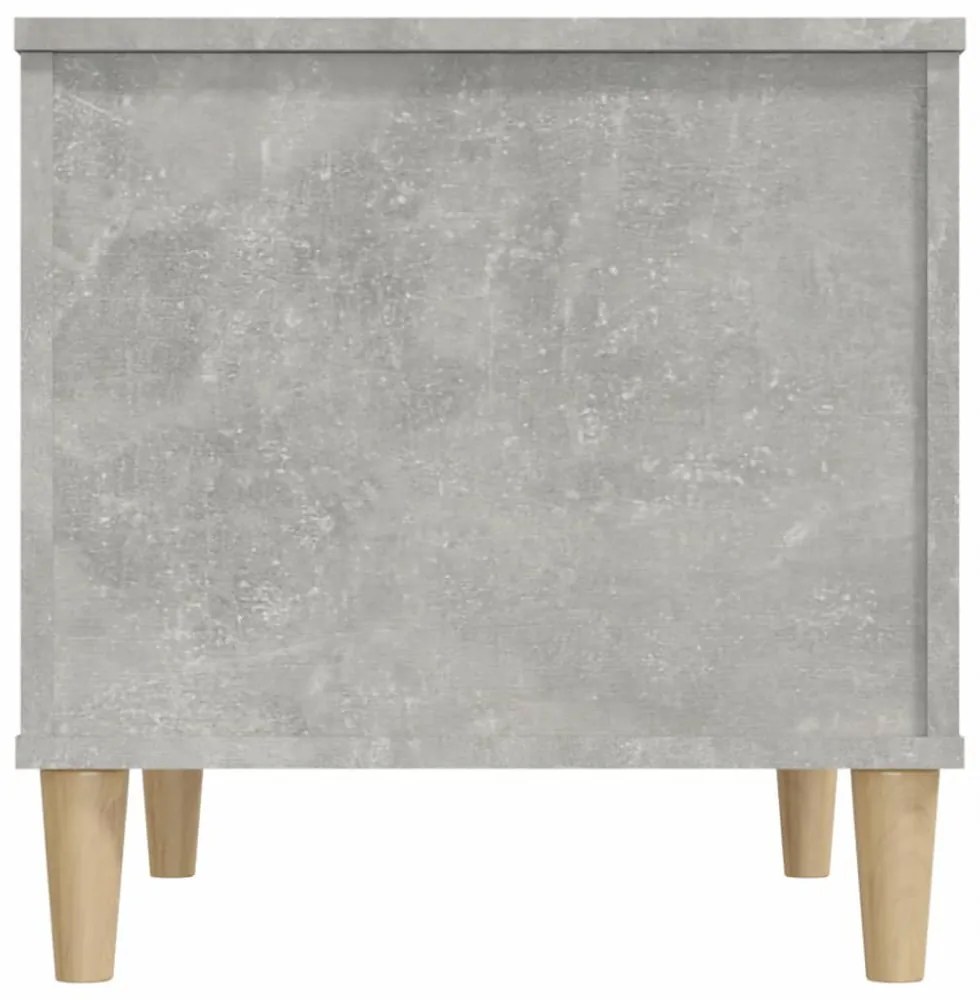 betonszürke szerelt fa dohányzóasztal 60 x 44,5 x 45 cm