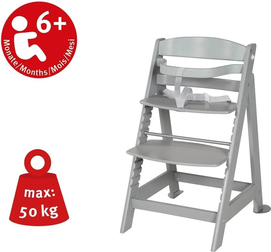 Szürkésbarna etetőszék Miffy – Roba