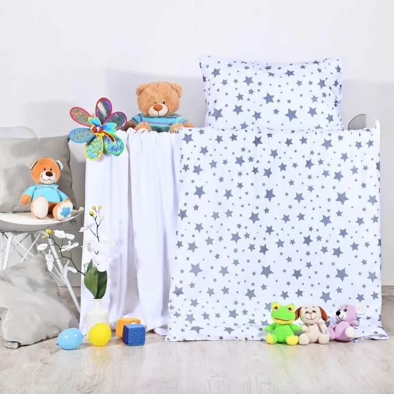 EMI Sky pamut gyermek ágyneműhuzat, Gyerekgarnitúra 90x130 + 45x65